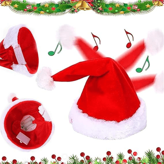 Disney Parks Christmas Mickey Santa Plush Light-Up Ear Hat  display picture 3