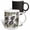 Multicolor, variant on 3drose, Image of Abstract Painting of Angel with Wings, 11oz Two-tone Yellow Mug