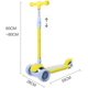 thumbnail image 5 of Patín Diablo Scooter Montable 3 Ruedas Luces Led Patineta Amarillo iNFANCiA FELiZ Scooter para Niños, 5 of 8