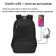thumbnail image 5 of Mochila De Gran Capacidad Con Puerto De Carga Usb Para Almuerzo Y Laptop 15.6in (mochila Escolar,mochila Para Laptop), 5 of 8