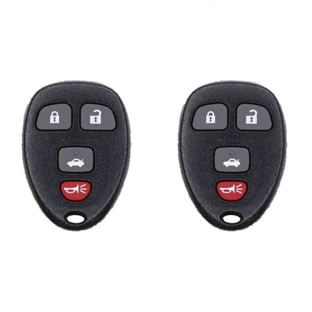 Eye4Techs Car Key Fob Keyless Entry Remote for Buick Allure 2006 FCC KOBGT04A Part Number 15252034 Pack of 2