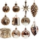 thumbnail image 4 of Adornos para árbol de Navidad, colgantes, regalos, manualidades, bolas de Navidad, adornos Oro, 4 of 7