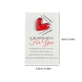 thumbnail image 3 of TIELUTT Pocket Hug with Greeting Card Red Translucent Heart Happy Birthday 3d Stationary with Envelopes 100 All Occasion Greeting Cards Christmas Thank You Notes with Envelopes Set Woman Birthday Mom, 3 of 7