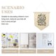 thumbnail image 3 of Canvas Alphabet Banner Alphabet Wall Hanging Decoration Kids Room Pendant, 3 of 4