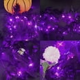 thumbnail image 4 of Halloween Garland with 20 Led Lights  5.5ft Black Fall Maple Leaf String Lights for Fall Decorations Wedding Party, 4 of 8