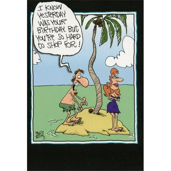 Nobleworks Hard to Shop For Funny / Humorous McCoy Bros Birthday Card