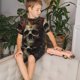 thumbnail image 4 of Fotbe Classical Rose Crown Skull Pijama Estampada de 2 Piezas para Niños – Ropa de Dormir de Manga Corta Cómoda para Niños y Niñas, Camiseta y Shorts de Algodón-3X-Large, 4 of 6