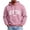 Pink, variant on XRoczxe Men's Graphic Print Pullover Hoodie, New York Letter Design Sweatshirt, Casual Long Sleeve Hooded Top with Pocket for Fall Winter Daily Wear