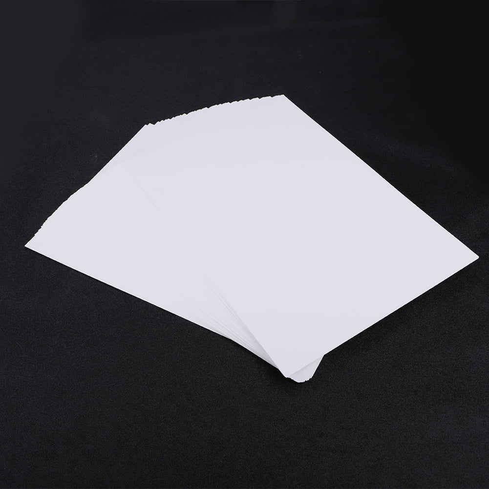 Fdit Multipurpose A4 Paper,50 Sheets White Blank Paper DIY Hand Printed ...