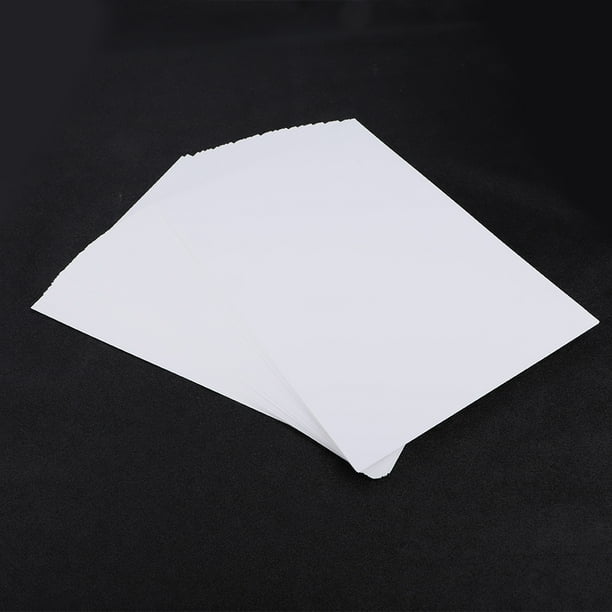 Ejoyous 50 feuilles blanches, papier vierge bricolées, imprimées à la main,  multifonctions, utiliser A4, A4, A4 blanc 