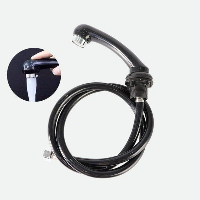 Rociador de grifo ón ú con de jardín, de equipo de accesorios portátiles universales Reemplazo profesional Negro Macarena Rociador de tazón de champú