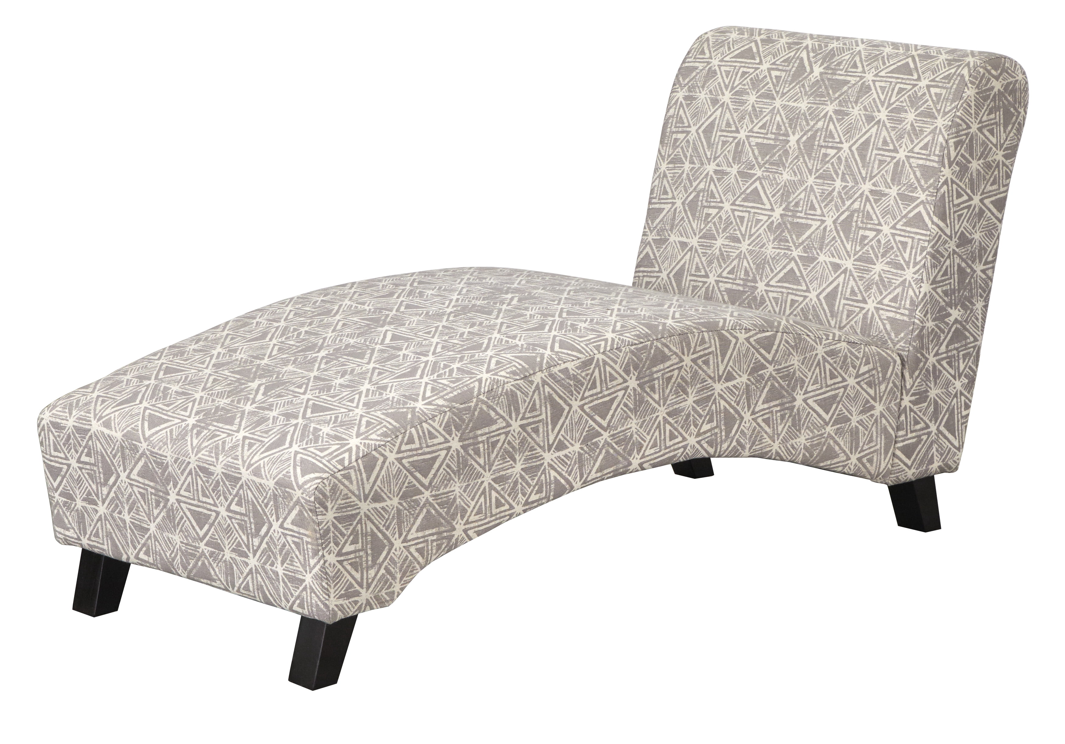 TMS Simmons Chaise Lounge Chair, Light Gray Print