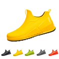thumbnail image 5 of LIJCC Mens Garden Rain Boots Men Rain Slip Comfort Mid-Calf Lightweight Casual Shoes Short on Boots Water Ankle Outdoor Fashion Men's Casual Shoes, 5 of 5