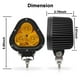 thumbnail image 4 of Auxbeam 4 pulgadas 45W LED Pods luces LED Offroad luces Spot Flood motocicleta conducción luces antiniebla luces de trabajo para Jeep Wrangler Truck Pickup SUV ATV UTV, 4 of 5