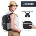 thumbnail image 2 of Sac à Dos de Randonnée Ultraléger 20L - Sac Pliable Léger, Résistant à l'Eau, Design Unisexe (Noir), 2 of 7