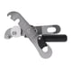 thumbnail image 1 of Descensor autofrenante de 25 kN para escalada en roca con cuerda de 9-13 mm y rapel gris, 1 of 2