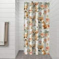 thumbnail image 2 of Corgi Dog and Flower Florals Shower Curtain 36"x72" ,Bathroom Decorative Shower Curtains Set with 12 Hooks,Modern Waterproof Washable Shower Curtain, 2 of 6