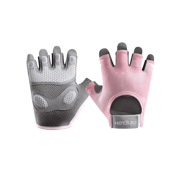 Guantes Gym Tacticos Pesas Crossfit Gimnasio ROSA COLORIDO talla M