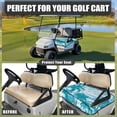 thumbnail image 4 of Whosucclay Palm Tree Stripe Seat Cushions, Comfort Breathable Thickened Golf Cart Seat Blanket for EZGO Yamaha Club Car, 52.36" x 32.28", 4 of 7