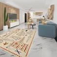 thumbnail image 5 of 5x7 Beige area rug, Hand tufted wool, 5x8, 6x8, Bed, Living, Kids, room carpet, Cartoon design rugs, 5 of 10