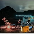 thumbnail image 2 of Multifunctional Hand Crank Solar USB Charging FM AM SW Radios Emergency LED Flashlight Torch 4000mAh Power For Camping ,Handy Bright, 2 of 6