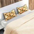 thumbnail image 7 of Halloween Cartoon Pattern Satin Pillowcase for Hair and Skin Silk Pillowcase, Queen Size(20x30 inches) - Slip Cooling Satin Pillow Covers with Envelope Closure（183） Home Decor Gifts, 7 of 7