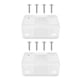 thumbnail image 5 of Juego de 2 bisagras de plástico para refrigerador, repuesto con tornillos, accesorios para reparación de cajas de refrigeradores, bisagras para refrigerador con tornillos., 5 of 5