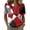 Wine, variant on Abstract Geometric Print Henley Blouse for Women - Short Sleeve V-Neck Button Down Tunic, Casual Loose Fit Summer Top White XXL