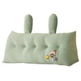 thumbnail image 3 of BKER Reading Pillow Soft Bed Pillow Cushion Support For Head And Back Comfortable Long Bolster Pillow With Ears Design For Sofa And Bed, 3 of 5