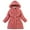 Z2-Watermelon Red, variant on newwalpole Girls Winter Warm Dress Coat Fleece Lined Jacket Fuzzy Hooded Long Down Kids Windproof Overcoat Outerwear OTHER for Size 7-8 Years