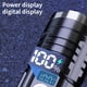 thumbnail image 5 of Linterna LED de alta potencia | Zoom telescópico | Pantalla digital de potencia | Carga rápida tipo C | Salida USB | Impermeable para exteriores | Batería recargable de 1200 mAh | Múltiples modos de, 5 of 8