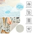 thumbnail image 3 of Yayeee Bath Rug for Bathroom Floor Non Slip Contour Fluffy Soft Absorbent Mat, 20"x24", Animals in A Forest Pattern, 3 of 7