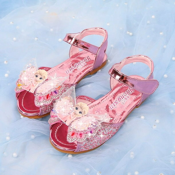 Chaussures Princesse Roses avec lumière
