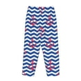 thumbnail image 5 of Xecao Nautical Anchors Women's Straight Lounge Pajama Pants: The Epitome of Relaxed Sleepwear, 5 of 9