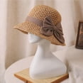 thumbnail image 5 of GILIGEGE Women Summer Straw Sun Hat, 2026 New Foldable Roll Up Floppy Bucket Hat, Breathable Beach Hat for Girls, Stylish Wide Brim Cap Perfect for Travel, Vacation and Outdoor Activities Beige, 5 of 9
