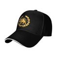 thumbnail image 3 of Lispipm Women Men Baseball Cap Adjustable Size Running Workouts Sun Hat Outdoor Activities Trucker Hats for All Season Black, 3 of 7