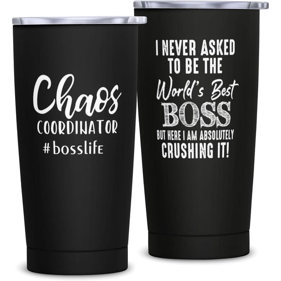 NVFCC Christmas Boss Gifts for Men - Xmas Gifts for Your Male Boss - Funny Boss Gifts for Men - Best Gift for Boss Man - Cool Gifts for Bosses - Birthday Gifts for Boss - 20oz Tumbler
