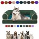 thumbnail image 3 of Solid Color Dog Bed Kennel Square Cat Nest Winter Warm Sponge Cushion Sofa Bed Machine Washable Four Seasons Universal Dog Bed ShopWise Round, 3 of 16