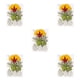 thumbnail image 3 of Matsuzay Suministros decorativos de decoración de hojas prensadas en relieve de hojas secas naturales para tarjetas de boda de resina Hoja hoja verde 9 5Conjunto, 3 of 6