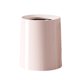 thumbnail image 1 of Injueey Cubo de basura ABS, cubo de basura de boca ancha, a prueba de golpes, estilo japonés, parte inferior antideslizante, cubo de Suministros de limpieza para el hogar rosa grande, 1 of 6