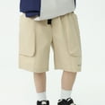 thumbnail image 2 of Kids Cargo Shorts Elastic Waist Athletic Shorts Toddler Summer Clothes Boy Boys 9-10 Clothes, 2 of 8