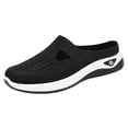 thumbnail image 2 of YHAJDS Women's Slip On Sandals Closed Toe Half Slip Breathable Mesh Soft Sole Indoor Outdoor Home Daily, 2 of 9