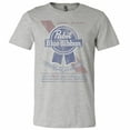 thumbnail image 1 of Pabst Blue Ribbon Distressed Logo T-Shirt-XLarge, 1 of 1