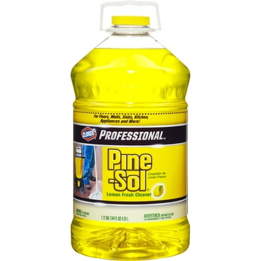 Pine-Sol Multi-Surface Cleaner, Lemon Fresh, 2 Pack, 100 Ounce. Bottles ...