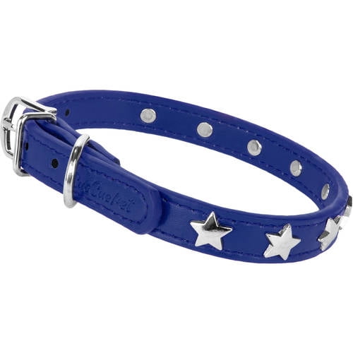 CUECUEPET Adjustable Dog Collar with Embellished Star Bling Charms [Multiple Sizes]