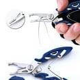 thumbnail image 2 of tredstone Fishing Pliers Line Cutter Hook Remover Folding Stainless Steel Fish Use Scissors Fish Cutting Tackle, 2 of 9
