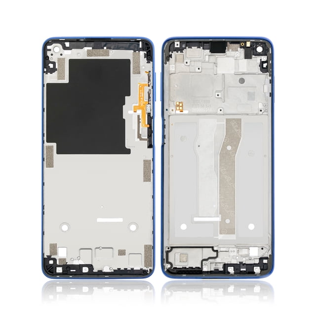 Cadre Central de Remplacement Compatible pour Motorola Moto g Power (XT2117 / 2021) (Bleu)