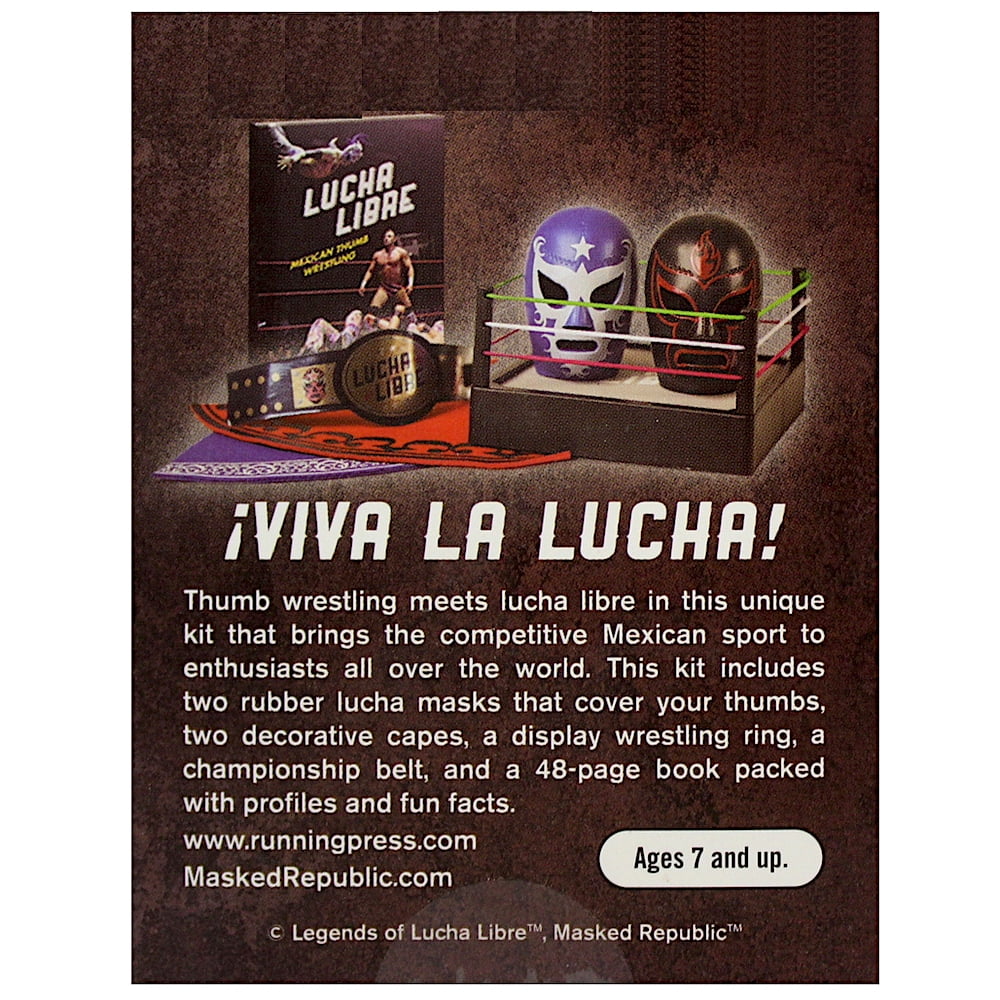 LUCHADOR THUMB WARS MEXICAN WRESTLER NOVELTY GIFT GAME BIRTHDAY PRESENT TOY