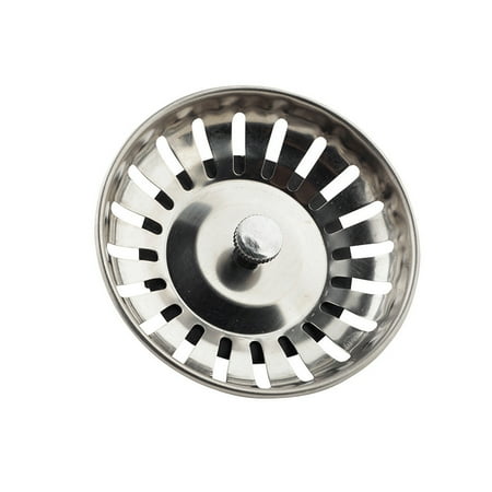 

3PCS Sink Cover Stainless Steel Water Drain Cover Bath Water Sink Waste Filter Kitchen Draining Stopper 1pc