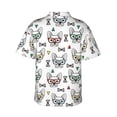 thumbnail image 3 of Haiem Cute French Bulldog Printed Hawaiian Shirt for Men - Men’s Casual Beach Summer Shirts - Stretch Fabric with Modern Fit-XX-Large, 3 of 9
